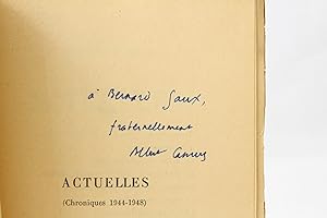 Bild des Verkufers fr Actuelles - Chroniques 1944-1948 zum Verkauf von Librairie Le Feu Follet