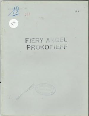 The Fiery Angel. Choral Score