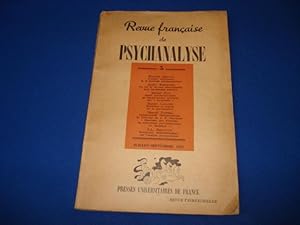 Revue Française de psychanalyse N°3 1950 TOME XIV