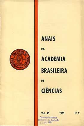 Seller image for Anais da Academia Brasileira de Cincias 45 (2) for sale by ConchBooks