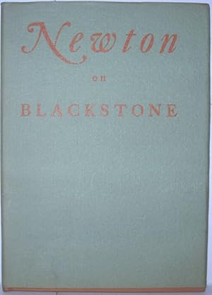 Seller image for NEWTON ON BLACKSTONE for sale by Rose City Books