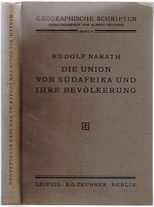 Seller image for Die Union von Sdafrika und ihre Bevlkerung. for sale by Antiquariat Dwal