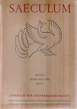 Imagen del vendedor de Saeculum. Jahrbuch fr Universalgeschichte. Jahrgang 1951, Band 2, Heft 1. a la venta por Ant. Abrechnungs- und Forstservice ISHGW