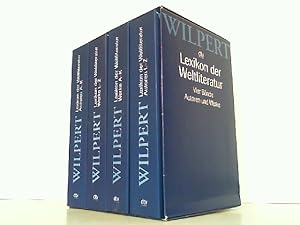 Bild des Verkufers fr Lexikon der Weltliteratur. Hrsg. von Gero von Wilpert. Hier in 4 Bchern KOMPLETT! zum Verkauf von Antiquariat Ehbrecht - Preis inkl. MwSt.