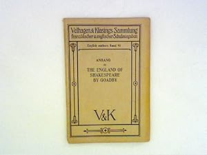 Bild des Verkufers fr Anhang zu The England of Shakespeare by Goadby. zum Verkauf von ANTIQUARIAT FRDEBUCH Inh.Michael Simon