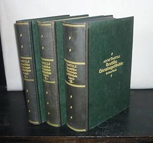 Geschichte der deutschen Literatur. Große Ausgabe in drei [3] Bänden. [Von Adolf Bartels]. - Band...