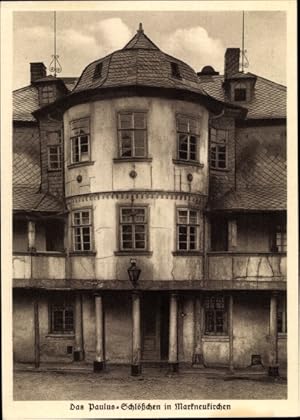 Bild des Verkufers fr Ansichtskarte / Postkarte Markneukirchen im Vogtland Sachsen, Blick auf das Paulus Schlchen mit Erker zum Verkauf von akpool GmbH