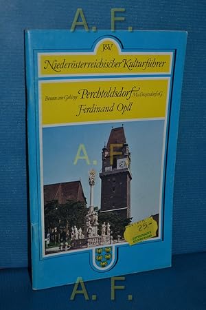 Bild des Verkufers fr Perchtoldsdorf : Brunn am Gebirge , Ma. Enzersdorf a.G. Niedersterreichischer Kulturfhrer zum Verkauf von Antiquarische Fundgrube e.U.