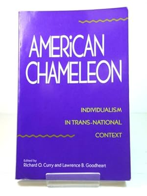 Bild des Verkufers fr American Chameleon: Individualism in Trans-National Context zum Verkauf von PsychoBabel & Skoob Books