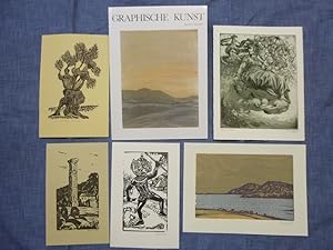 Graphische Kunst Heft 28 / 1. Heft 1987 Ausgabe B mit Originalgraphik-Beilagen