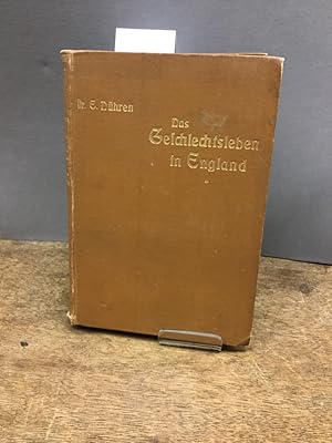 Seller image for Studien zur Geschichte des menschlichen Geschlechtslebens ll. Das Geschlechtsleben in England - Mit besonderer Beziehung auf London. 1. Teil: Die beiden Erscheinungsformen des Sexuallebens. Die Ehe und die Prostitution. for sale by Kepler-Buchversand Huong Bach