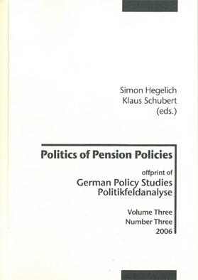 Seller image for German Policy Studies Politikfeldanalyse, Vol. Three, Number Four 2006 Biotechnology Policy. Theoretical Lenses and Comparative Perspectives for sale by Schueling Buchkurier