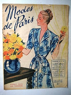 Modes de Paris N° 36 du 6 Juin 1947