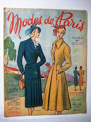 Modes de Paris N° 140 du 19 Août 1949