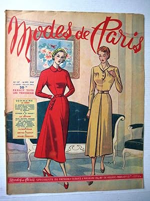Modes de Paris N° 157 du 16 Décembre 1949