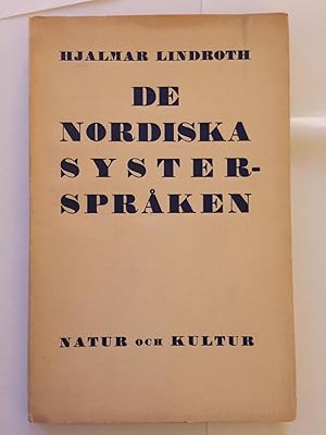 Bild des Verkufers fr De Nordiska syster-spraken zum Verkauf von LibrairieLaLettre2