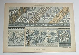 Moderne Ornamentik ('Dekorativ Vorbilder' Chromolithograph c.1905)