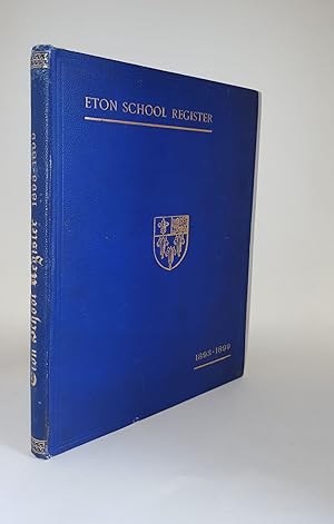 Image du vendeur pour ETON SCHOOL REGISTER Being a Continuation of Stapylton's Eton School Lists 1893-1899 mis en vente par Rothwell & Dunworth (ABA, ILAB)