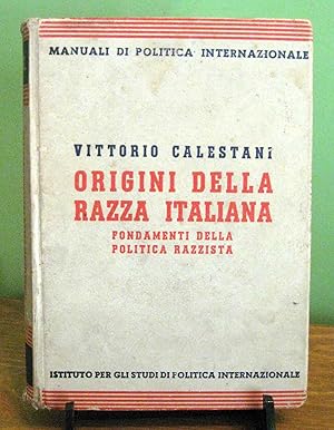 Imagen del vendedor de Origini della razza italiana. Fondamenti della politica razzista a la venta por Libreria antiquaria Atlantis (ALAI-ILAB)