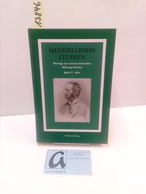 Bild des Verkufers fr Mendelssohn Studien. Beitrge zur neueren deutschen Kultur- und Wirtschaftsgeschichte. zum Verkauf von AphorismA gGmbH