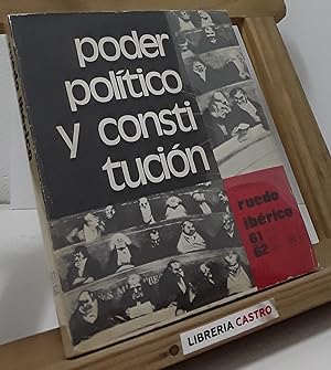 Imagen del vendedor de Poder Poltico y Constitucin a la venta por Librera Castro