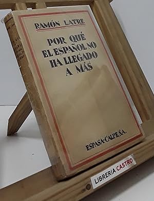 Image du vendeur pour Por qu el espaol no ha llegado a ms mis en vente par Librera Castro