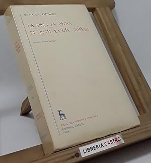 Seller image for La obra en prosa de Juan Ramn Jimnez for sale by Librera Castro