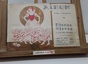 Album para cromos. Blanca Nieves y los Siete Enanitos. Album de 216 cromos