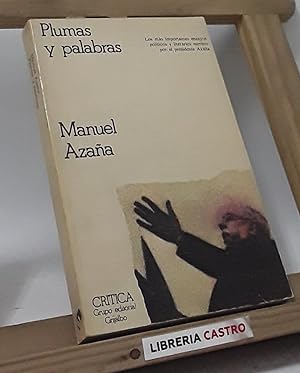 Bild des Verkufers fr Plumas y palabras zum Verkauf von Librera Castro