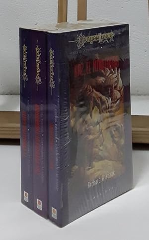 Héroes de la DragonLance, segunda trilogía. I Kaz, el minotauro, II Las Puertas de Thorbardin y I...