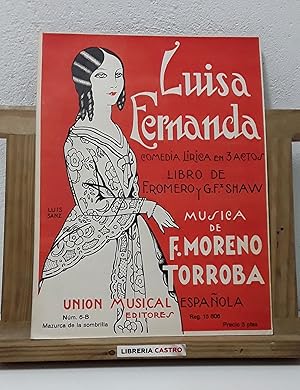 Luisa Fernanda. Comedia lírica en 3 actos. Núm. 6-B Mazurca de la sombrilla