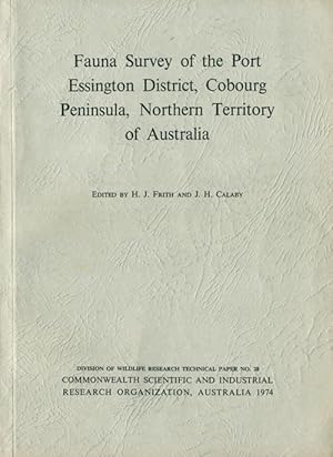 Image du vendeur pour Fauna survey of the Port Essington District, Cobourg Peninsula, Northern Territory of Australia. mis en vente par Andrew Isles Natural History Books