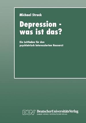 Bild des Verkufers fr Depression - was ist das? zum Verkauf von Antiquariat Bookfarm