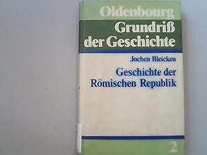 Seller image for Geschichte der Rmischen Republik for sale by Antiquariat Bookfarm