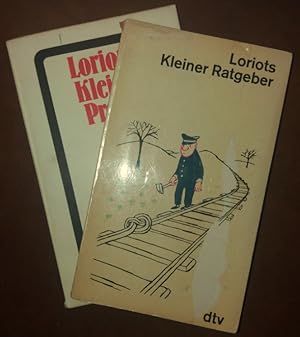 Imagen del vendedor de Zwei Taschenbcher: Loriots Kleine Prosa (Diogenes) + Loriots Kleiner Ratgeber (dtv). a la venta por buch-radel