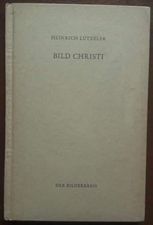 Bild des Verkufers fr Bild Christi. zum Verkauf von buch-radel