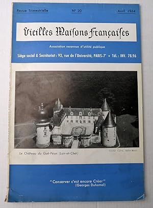 Vieilles Maisons Françaises N°20. Château du Gué-Péan (Loir et Cher)