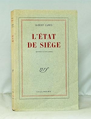 Image du vendeur pour L'tat de sige mis en vente par Librairie KOEGUI