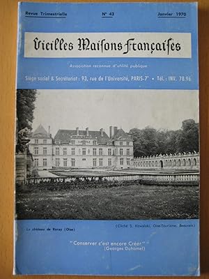 Vieilles Maisons Françaises N°43. 1970. Le Château de Raray (Oise)