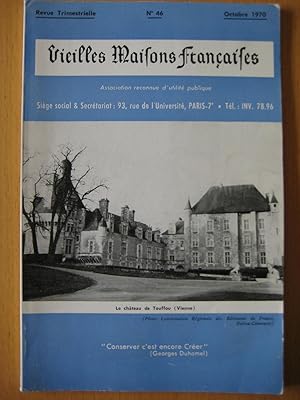 Vieilles Maisons Françaises N°46. 1970 Le Château de Touffou (Vienne)