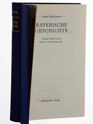 Bild des Verkufers fr Bayerische Geschichte. Staat u. Volk, Kunst u. Kultur. 10. Aufl. zum Verkauf von Antiquariat Lehmann-Dronke