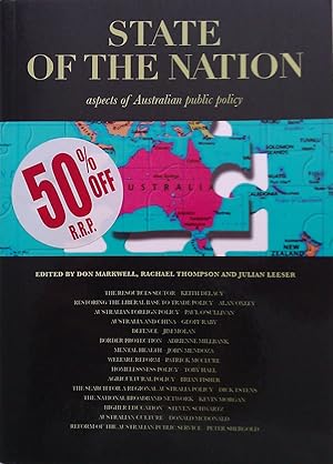 Seller image for State Of The Nation: Aspects of Australian Public Policy. for sale by Banfield House Booksellers