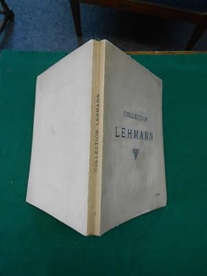 Collection Lehmann, catalogue des tableaux anciens par L. Boilly, F. Boucher, P. Danoux, etc. Pas...