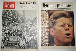 2 Ausgaben: Illustrierte Berliner Zeitschrift. Nr. 28, 13. Juli 1963. Berlins Kennedy-Tag. / Berl...