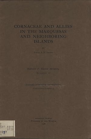 Seller image for Cornaceae and Allies in the Marquesas and Neighboring Islands (Bernice P. Bishop Museum Bulletin 52; Bayard Dominick Expedition Publications 13) for sale by Masalai Press
