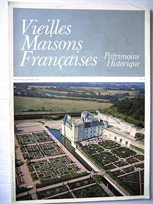 Vieilles Maisons Françaises N°70. 1976. Château et jardins de Villandry (Indre-et-Loire)