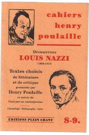 Découvrons louis nazzi 1884-1913 / cahiers n° 8-9