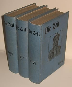 Die Zeit. Nationalsoziale Wochenschrift. [Konvolut von 3 Bänden.]