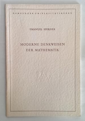 Immagine del venditore per Moderne Denkweisen der Mathematik. Rede anllich der Feier des Rektorwechsels an der Universitt Hamburg am 12. November 1963. venduto da Antiquariat Buecher-Boerse.com - Ulrich Maier