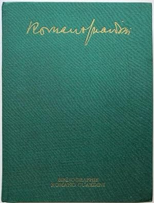 Seller image for Bibliographie Romano Guardini (1885-1968). Guardinis Werke, Verffentlichungen ber Guardini, Rezensionen. Hrsg.: Kath. Akademie in Bayern. for sale by Antiquariat Lohmann
